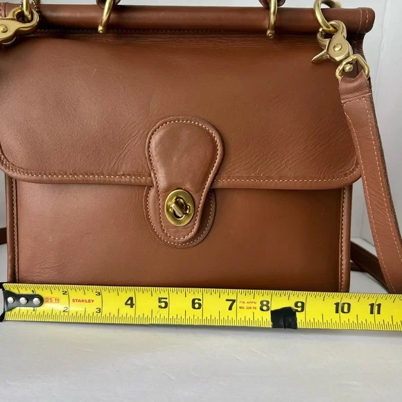 Coach vintage willis #9927 Tan Leather Bag - Picture 14 of 16